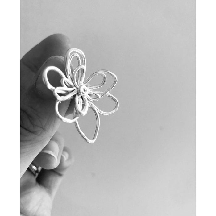 Undone Flower Earrings - Ready to ship