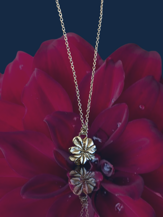 Dahlia Charm Necklace - Ready to ship