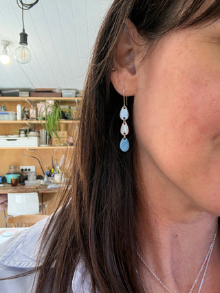 Rainfall Earrings | Ocean Mist