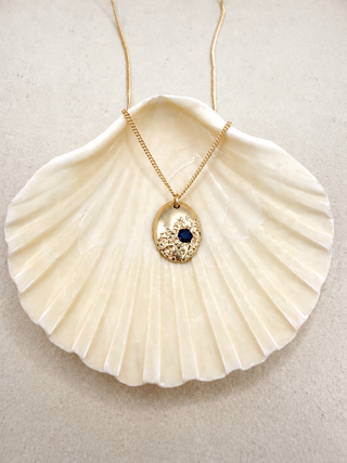 Sapphire Sand Signet | Necklace