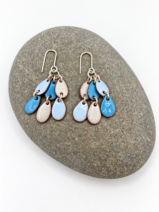 Waterfall Earrings | Ocean Mist