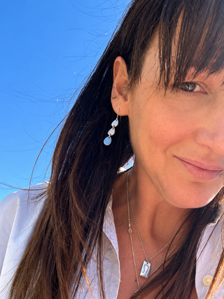 Rainfall Earrings | Ocean Mist