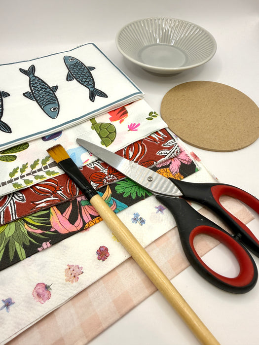 Jewellery Holiday Workshop | Tuesday 14th July | Decoupage Jewellery dishes & Coasters