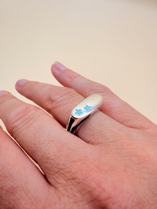 Forget Me Not ring - Ready to ship