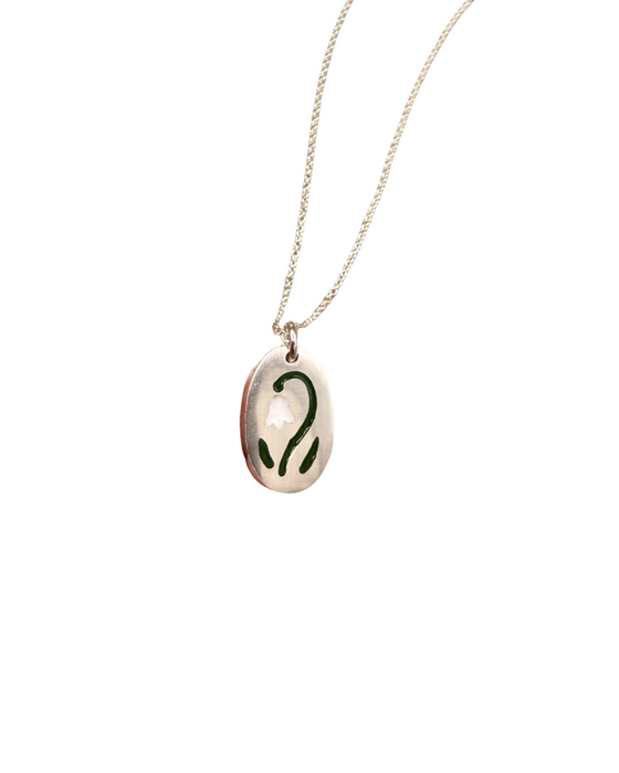 Lily Of The Valley pendant- Ready to ship
