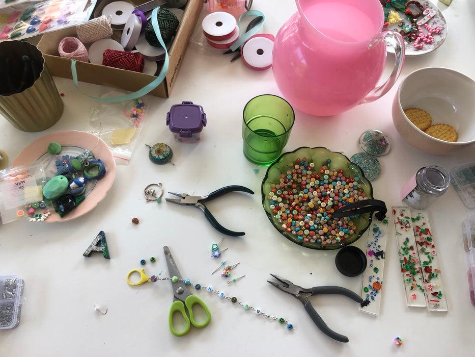 Jewellery Workshop. Ages 8-13yrs. Monday after school ->5pm . April-May’25