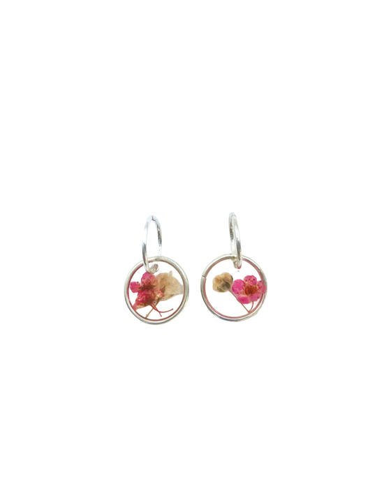 Suspended Flower earrings - Ready to ship