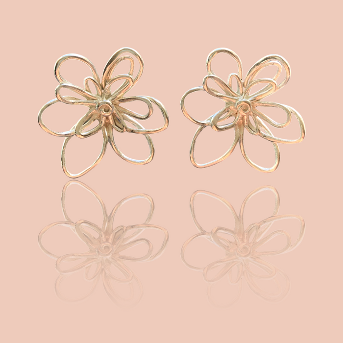 Undone Flower Earrings - Ready to ship