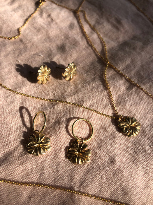 Dahlia Charm Necklace - Ready to ship