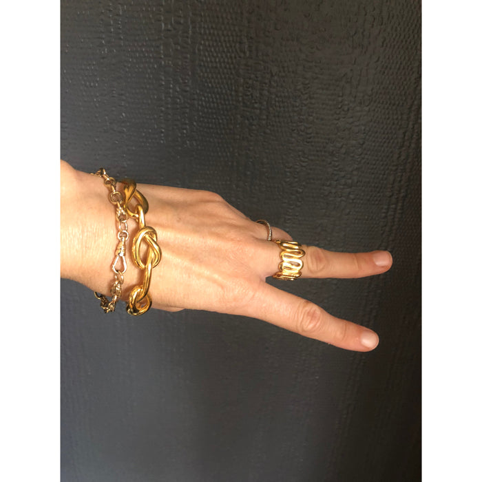 Knotted Bangle - One of a kind