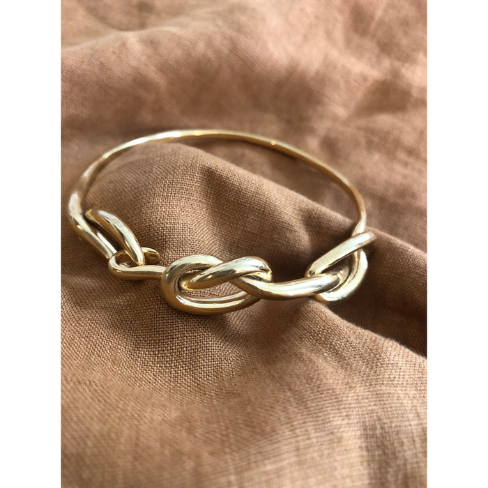 Knotted Bangle - One of a kind