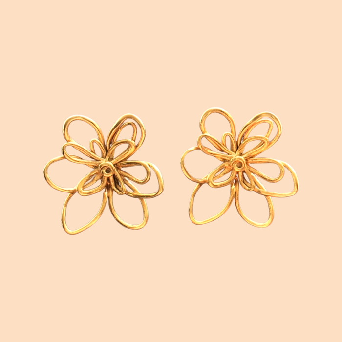 Undone Flower Earrings