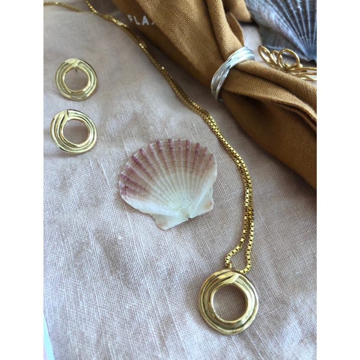 Gathered Pendant