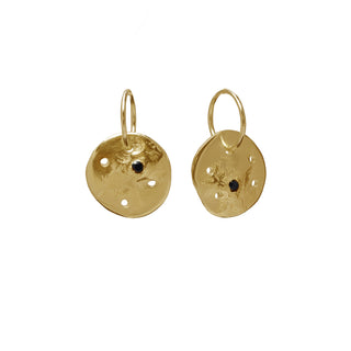 Black Star Constellation Earrings