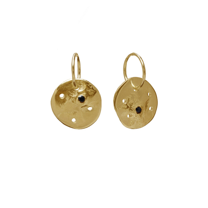 Black Star Constellation Earrings