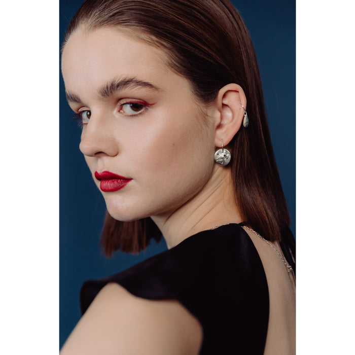 Black Star Constellation Earrings